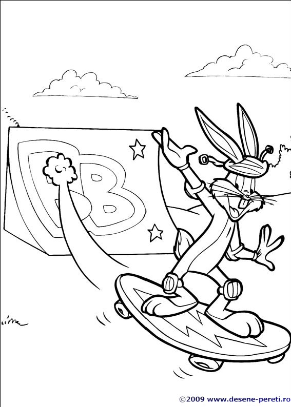 bugs bunny desene colorat